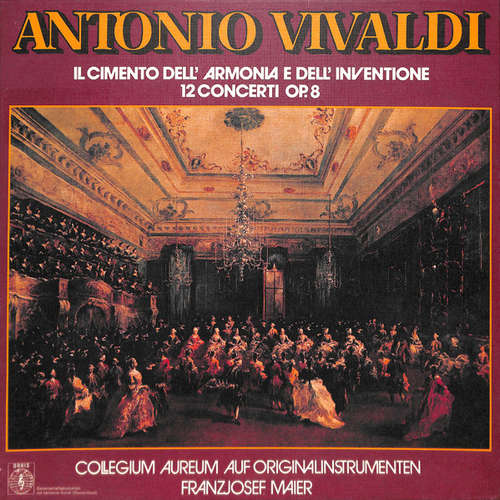 Cover Antonio Vivaldi, Collegium Aureum - Il Cimento Dell` Armonia E Dell´ Inventione / 12 Concerti Op.8 (Box + 3xLP) Schallplatten Ankauf