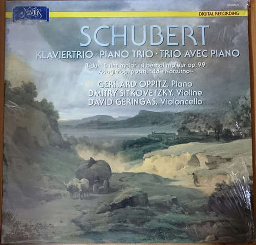 Cover Schubert*, Gerhard Oppitz, Dmitry Sitkovetsky, David Geringas - Klaviertrio B-dur Op. 99 / Adagio Notturno Es-dur Op. Posth. 148 (LP) Schallplatten Ankauf