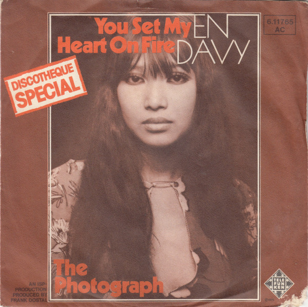 Cover En Davy - You Set My Heart On Fire (7, Single) Schallplatten Ankauf