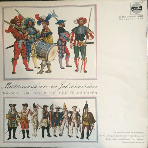 Cover Stabsmusikkorps Der Bundeswehr - Militärmusik Aus Vier Jahrhunderten (LP, Album, Club, Gat) Schallplatten Ankauf