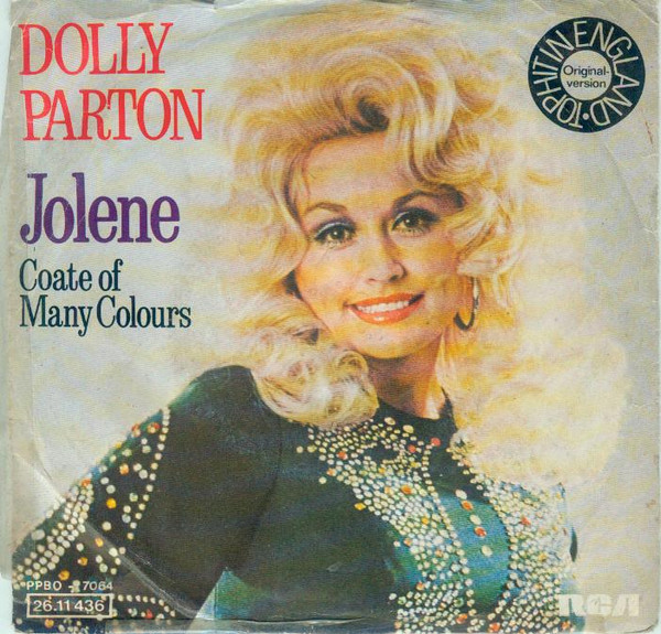 Cover Dolly Parton - Jolene / Coate Of Many Colours (7, Single, RE) Schallplatten Ankauf