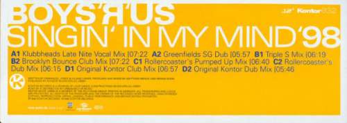 Cover Boys-R-Us - Singin' In My Mind '98 (2x12) Schallplatten Ankauf