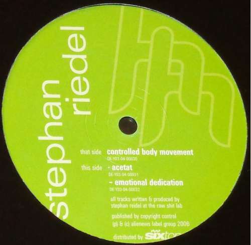 Cover Stephan Riedel - Emotional Dedications EP (12, EP) Schallplatten Ankauf