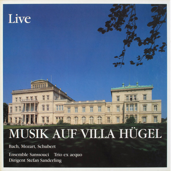 Cover Bach*, Mozart*, Schubert*, Ensemble Sanssouci, Trio Ex Aequo, Stefan Sanderling - Musik Auf Villa Hügel - Live (2xLP + Box) Schallplatten Ankauf