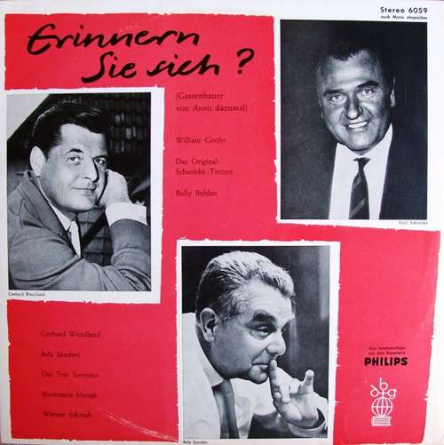 Cover Various - Erinnern Sie sich? (Gassenhauer von Anno dazumal) (LP, Comp) Schallplatten Ankauf