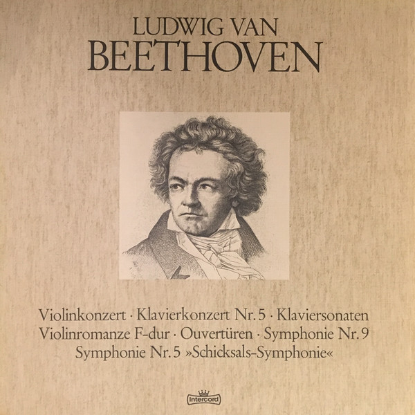 Bild Ludwig van Beethoven - Violinkonzert • Klavierkonzert Nr. 5 • Klaviersonaten • Violinromanze F-dur • Overtüren • Symphonie Nr. 9 • Symphonie Nr. 5 Schicksals-Symphonie (5xLP + Box) Schallplatten Ankauf