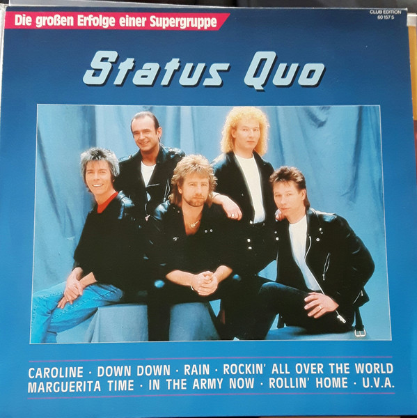 Cover Status Quo - Die Großen Erfolge Einer Supergruppe (LP, Comp, Club) Schallplatten Ankauf
