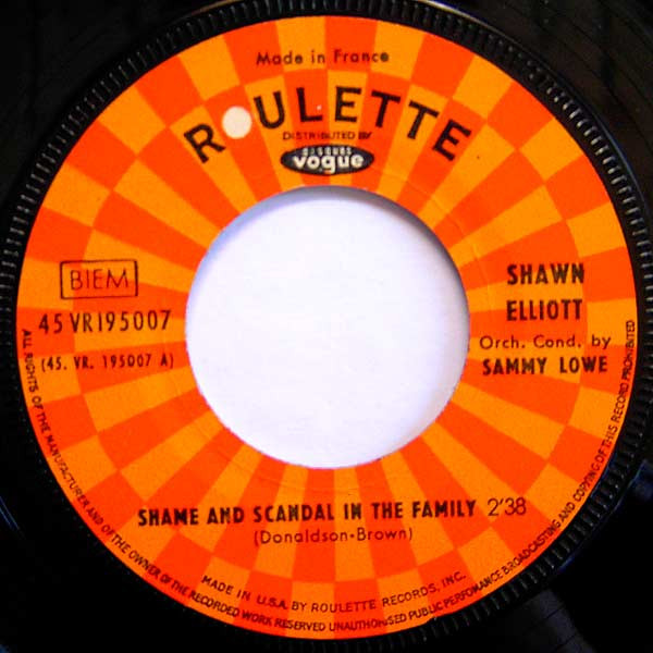 Bild Shawn Elliott - Shame And Scandal In The Family / My Girl (7, Single) Schallplatten Ankauf