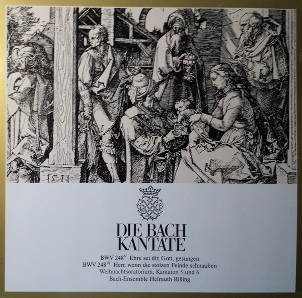 Cover Johann Sebastian Bach, Helmuth Rilling - Die Bach Kantate - BWV 248, Kantate 5 & 6 (LP) Schallplatten Ankauf