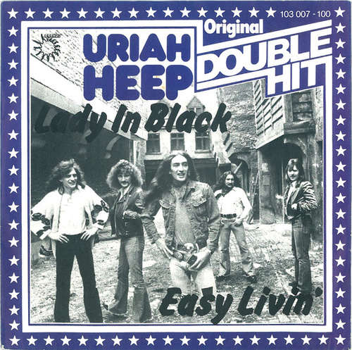 Cover Uriah Heep -  Lady In Black / Easy Livin' (7, Single) Schallplatten Ankauf