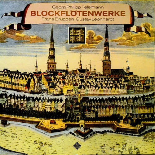Cover Georg Philipp Telemann, Frans Brüggen, Gustav Leonhardt - Blockflötenwerke (LP) Schallplatten Ankauf