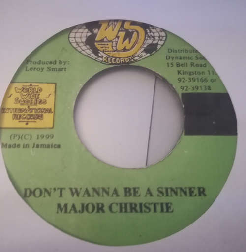 Bild Major Christie - Don't Wanna Be A Sinner (7, Single) Schallplatten Ankauf