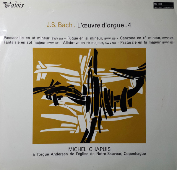 Bild J.S. Bach* - Michel Chapuis - L'Œuvre D'Orgue 4 (LP) Schallplatten Ankauf