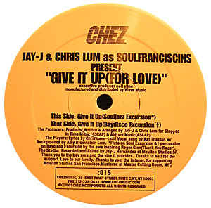 Cover SoulFranciscins - Give It Up (For Love) (12) Schallplatten Ankauf