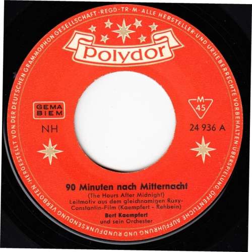Cover Bert Kaempfert - 90 Minuten Nach Mitternacht / Mexican Road (7, Single) Schallplatten Ankauf