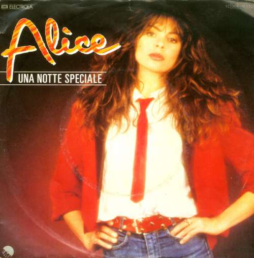 Cover Alice (4) - Una Notte Speciale (7, Single) Schallplatten Ankauf