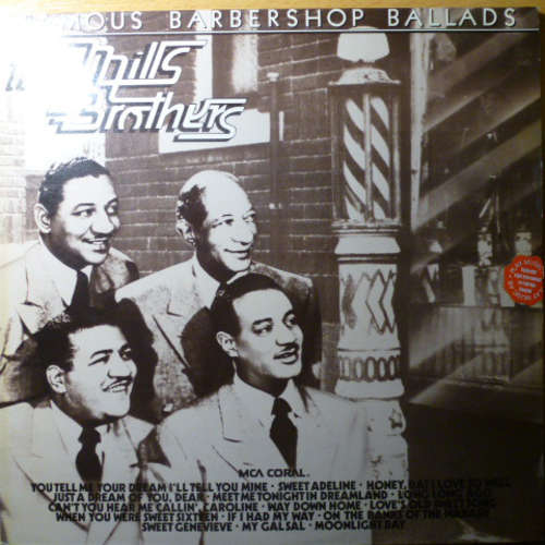 Cover The Mills Brothers - Famous Barbershop Ballads (LP, Comp) Schallplatten Ankauf