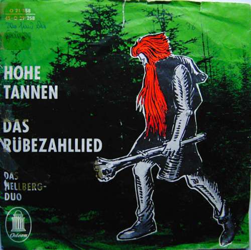 Cover Das Hellberg-Duo - Hohe Tannen (Das Rübezahllied) (7, Single, RP) Schallplatten Ankauf