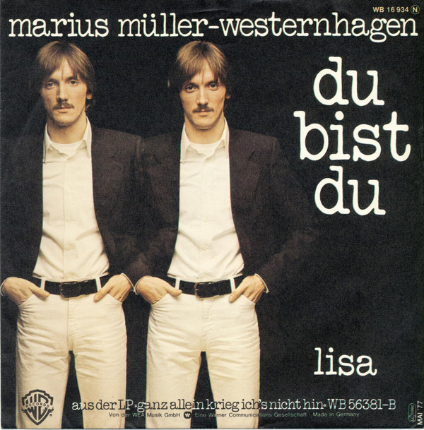 Cover Marius Müller-Westernhagen - Du Bist Du (7, Single) Schallplatten Ankauf