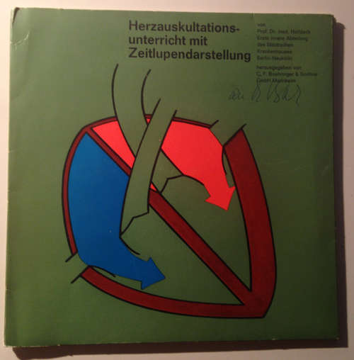 Cover Prof. Dr. Med. Holldack* - Herzauskultationsunterricht Mit Zeitlupendarstellung (7) Schallplatten Ankauf