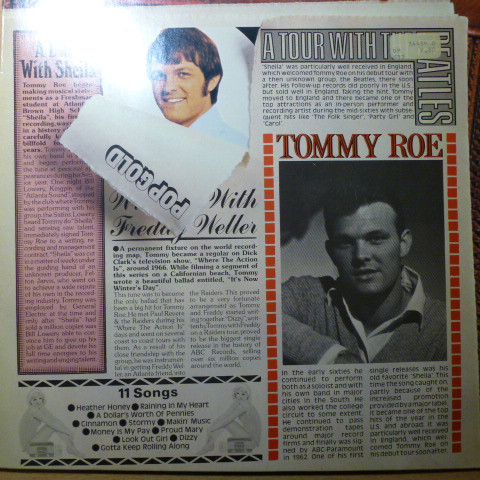 Cover Tommy Roe - Pop Gold (LP, Comp, Club, RE) Schallplatten Ankauf