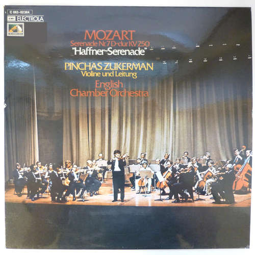 Cover Mozart*, Pinchas Zukerman, English Chamber Orchestra - Serenade Nr. 7 D-dur KV 250 Haffner Serenade (LP, Album) Schallplatten Ankauf
