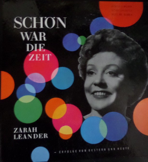 Cover Zarah Leander - Schön War Die Zeit (10, Mono) Schallplatten Ankauf