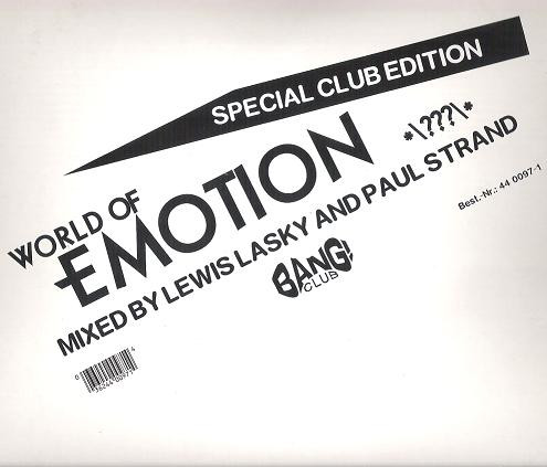 Cover Lewis Lasky* & Paul Strand - World Of Emotion (12, Promo, W/Lbl) Schallplatten Ankauf