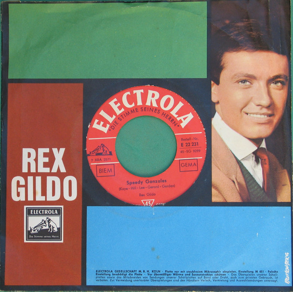 Cover Rex Gildo - Speedy Gonzales / Du Nennst Alle Männer Darling (7, Single) Schallplatten Ankauf