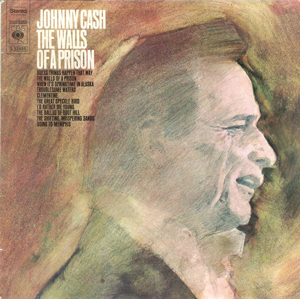 Cover Johnny Cash - The Walls Of A Prison (LP, Comp, Gre) Schallplatten Ankauf