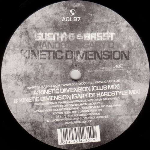 Cover SveN-R-G & Bass-T* Hands On Gary D* - Kinetic Dimension (12) Schallplatten Ankauf