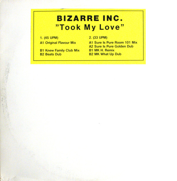 Bild Bizarre Inc - Took My Love (2x12, Ltd, W/Lbl, Sti) Schallplatten Ankauf