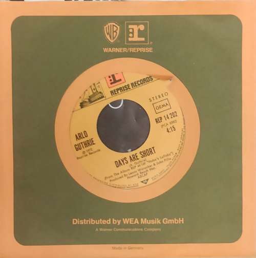 Cover Arlo Guthrie - The City Of New Orleans / Days Are Short (7, Single, RP) Schallplatten Ankauf