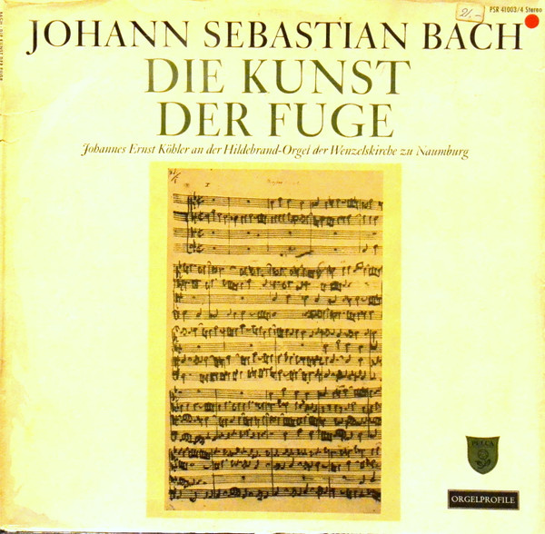 Cover Johann Sebastian Bach - Johannes-Ernst Köhler - Die Kunst Der Fuge BWV 1080 (2xLP) Schallplatten Ankauf