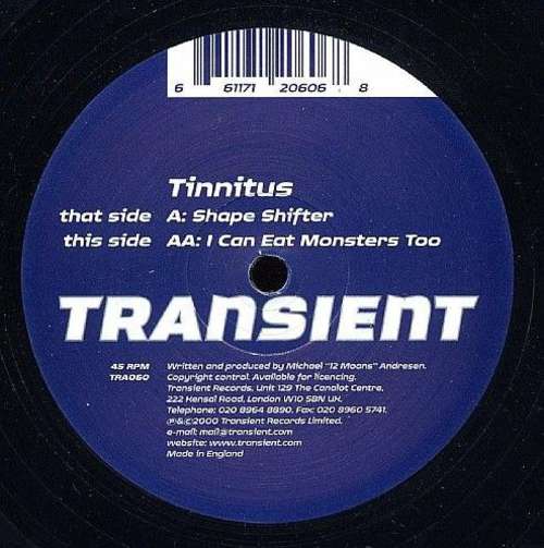 Cover Tinnitus - Shape Shifter / I Can Eat Monsters Too (12) Schallplatten Ankauf