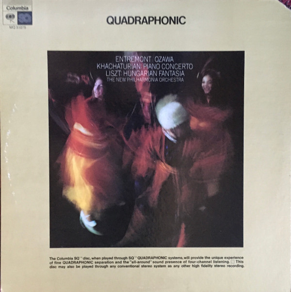 Bild Entremont* / Ozawa*, Khachaturian* / Liszt* - The New Philharmonia Orchestra* - Piano Concerto / Hungarian Fantasia (LP, Album, Quad) Schallplatten Ankauf