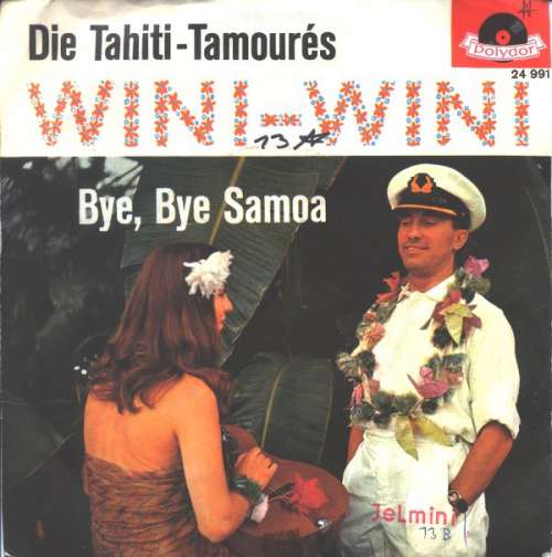 Cover Die Tahiti-Tamourés - Wini-Wini (7, Single, Mono) Schallplatten Ankauf