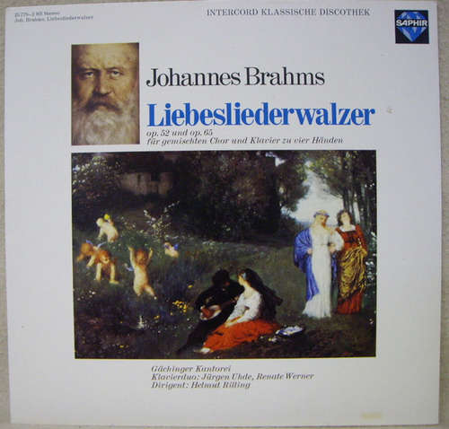 Cover Johannes Brahms, Gächinger Kantorei*, Jürgen Uhde, Renate Werner, Helmuth Rilling - Liebesliederwalzer Op. 52 Und Op. 65 (LP) Schallplatten Ankauf