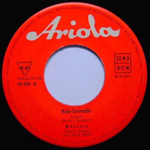 Cover Manuela (5) - Hula-Serenade / Candy (7, Single) Schallplatten Ankauf