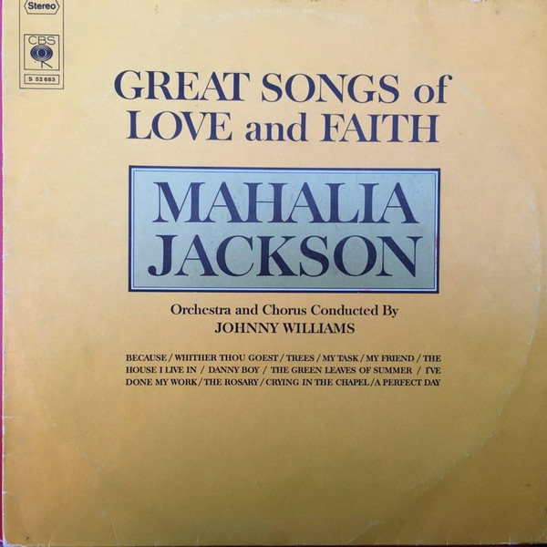 Cover Mahalia Jackson - Great Songs Of Love And Faith (LP, Album) Schallplatten Ankauf