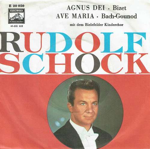 Cover Rudolf Schock - Agnus Dei / Ave Maria  (7, Single) Schallplatten Ankauf