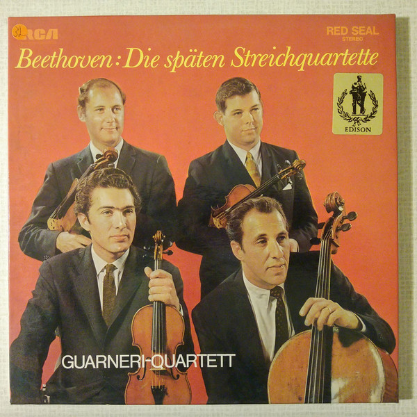 Cover Beethoven* — The Guarneri Quartet* - The Five Late Quartets And E Grosse Fuge (4xLP, Album, 4 R) Schallplatten Ankauf