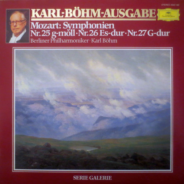 Cover Mozart*, Karl Böhm, Berliner Philharmoniker - Mozart: Symphonien Nr. 25 G-moll • Nr. 26 Es-Dur • Nr. 27 G-Dur (LP) Schallplatten Ankauf