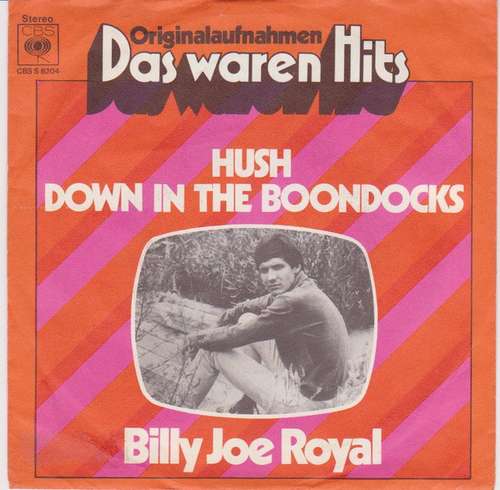 Cover Billy Joe Royal - Hush / Down In The Boondocks (7, Single) Schallplatten Ankauf