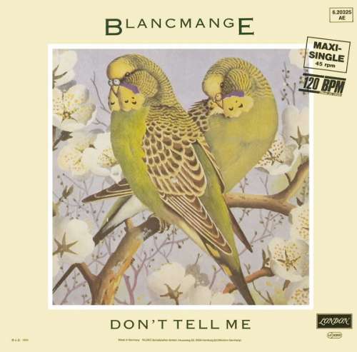 Cover Blancmange - Don't Tell Me (12, Maxi) Schallplatten Ankauf