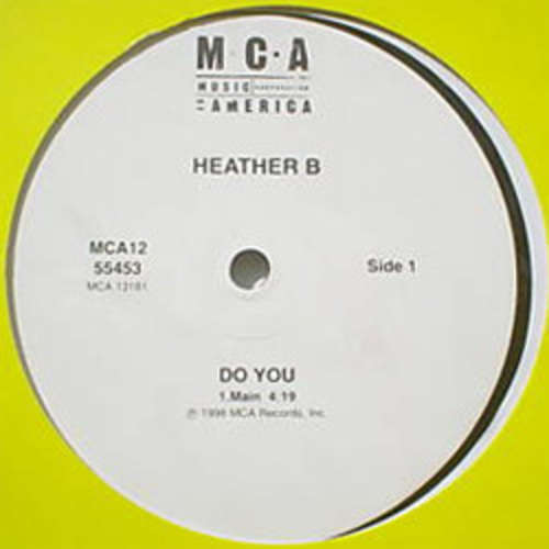 Cover Heather B. - Do You (12) Schallplatten Ankauf