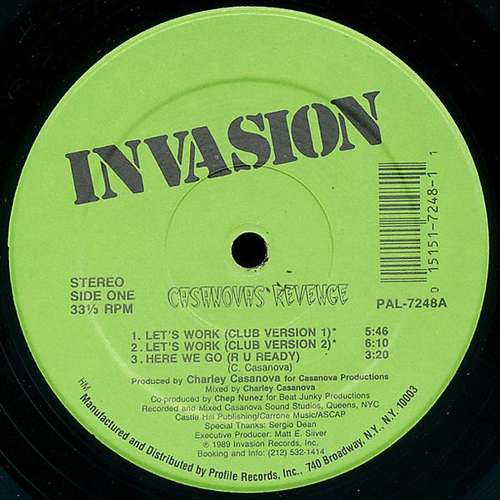 Cover Casanovas Revenge* - Let's Work (12) Schallplatten Ankauf