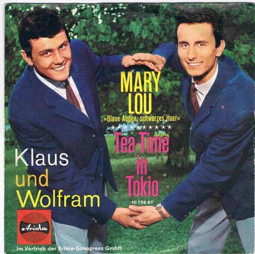 Cover Klaus Und Wolfram - Mary Lou (Blaue Augen, Schwarzes Haar) (7, Single) Schallplatten Ankauf