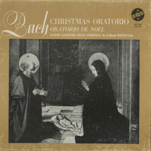 Cover Bach*, Akademie Kammerchor*, Wiener Symphoniker, Ferdinand Grossman* - Christmas Oratorio (Oratorio De Noel) (3xLP, Mono, 16  + Box) Schallplatten Ankauf