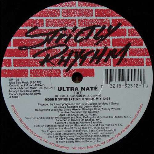 Cover Ultra Naté - Free (The Mood II Swing Mixes) (12, Sti) Schallplatten Ankauf
